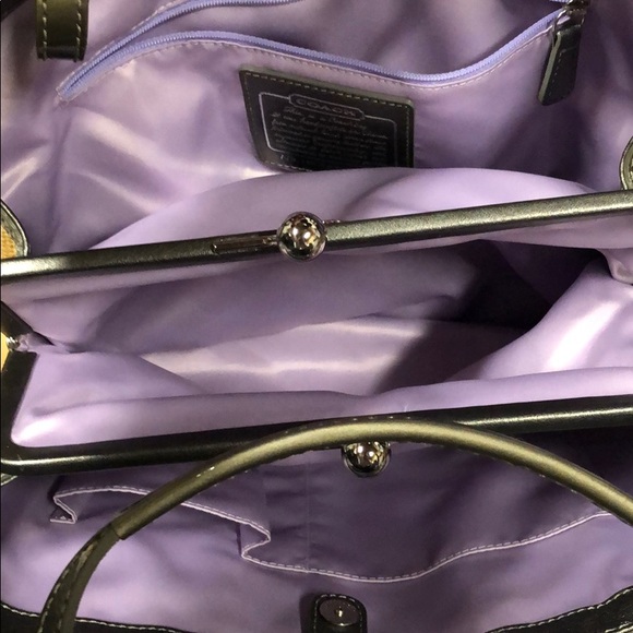 ❌SOLD ❌Coach Hampton Anniversary Floral Straw - Picture 6 of 8